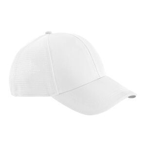 Beechfield Club Contrast Detail Baseball Cap / White